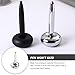 HOODANCOS 2Pcs Magnetic Metal Floating Pen Professional Ballpoint Pens for Office Use Smooth Writing with Vertical Magnetic Base Cool Stationery for Men