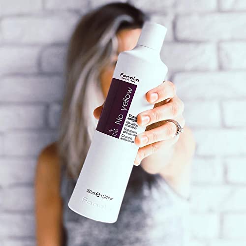 Fanola FANOLASET350 No Yellow Shampoo & Nutri Care Restructuring Deep Conditioner 11.8 Oz / 2Pk - Anti Brass Depositing Purple Shampoo Toner For Blonde & Damaged Hair thumb #1