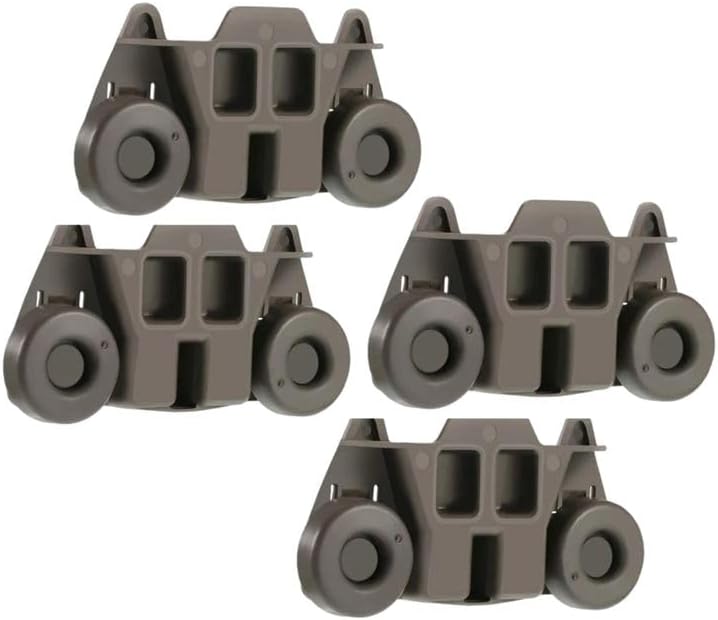 665.13402N411 665.13402N412 665.13402N413 Dishwasher Wheels Lower Dish Rack (4pc) for Kenmore 665.13403N410 665.13403N411 665.13403N412 665.13403N413 665.13409N410 Lower Dishrack Roller Wheel