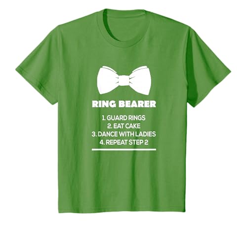 Ring Bearer Bowtie Shirt - Funny Ring Bearer Shirt T-Shirt