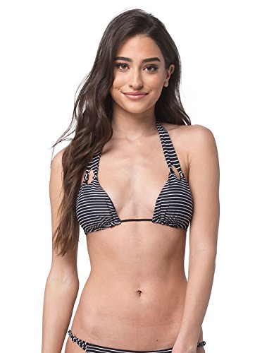 Halter bikini top O'Neill Bi-Coastal Revo réversible noir taille XS pour femme