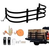 Truck Bed Extender, Bilateral Retractable Tailgate Extender, Aluminum Adjustable Size 52