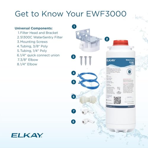 Image of Elkay Genuine WaterSentry EWF3000 Universal Filtration Kit