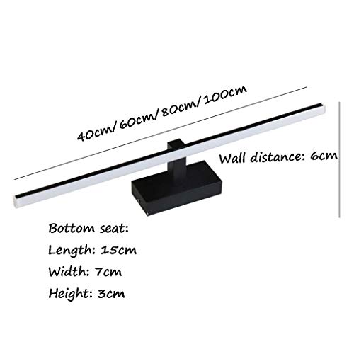 Applique bain LED décorative 40cm finitions haut de gamme et étanche