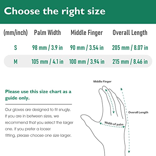 Cooljob Medium Gardening Gloves For Women, Thorn Proof Ladies Work Gloves For Rose Pruning thumb #6