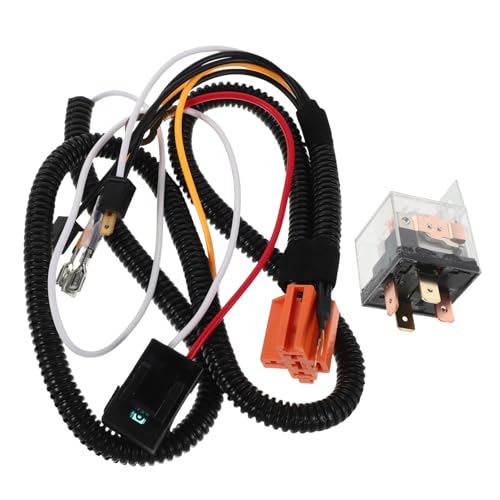 NOLITOY Car Horn Relay Wiring Harness Kit for Trucks Cars Boats Effortless Installation Multi Vehicle Compatibility DIY Friendly Speaker Wiring Splitter Converter for Systems