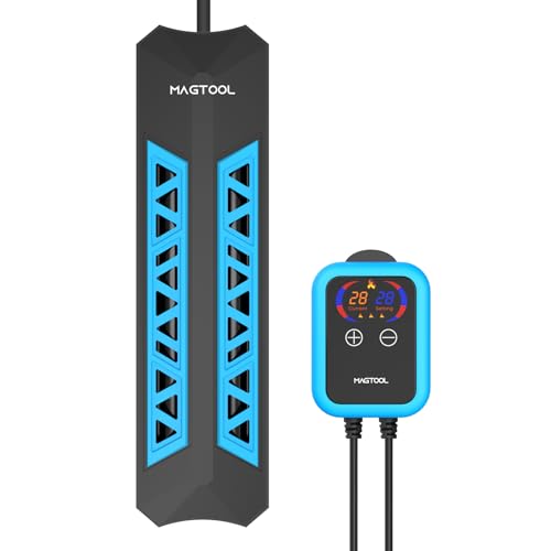 MagTool 300 to 1500W Aquarium Heizung, Tauchfähiger Fischbehälterheizer Mit Überhitzungsschutz Und Automatischer Abschaltung. Fischheizer Mit Digitalem Controller Für Süß- Und Salzwasser