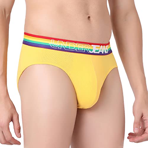 Image of Underjeans Men Cotton Blend Brief