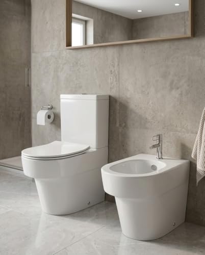 Inodoro sin brida Jacob Delafon con salida dual compacta 7