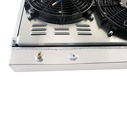 Alloyworks 4 Row Aluminum Radiator Fan Shrouds Kit For 1968-1974 Dodge Mopar Polara 26" Wide Core Pro #TOP5