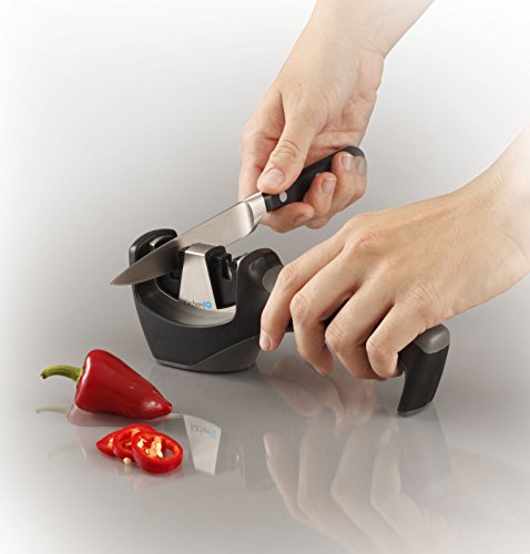 Kitcheniq 50032 Carbide Ceramic Pull-Thru Knife Sharpener #TOP1