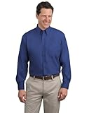 Port Authority Men's Long Sleeve Easy Care Shirt XL Mediterranean Blue