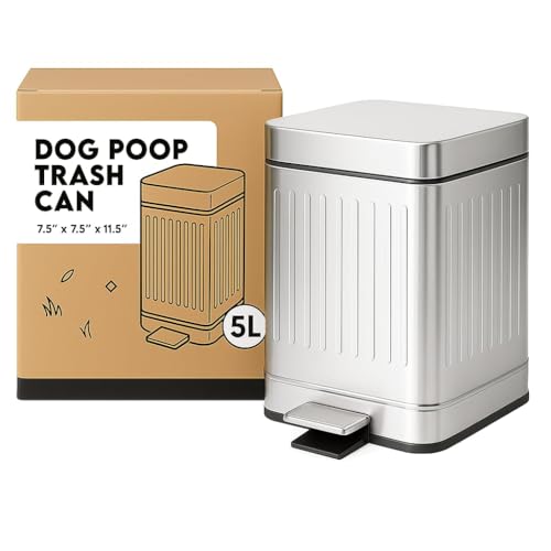 Stainless Steel Dog Poop Trash Can