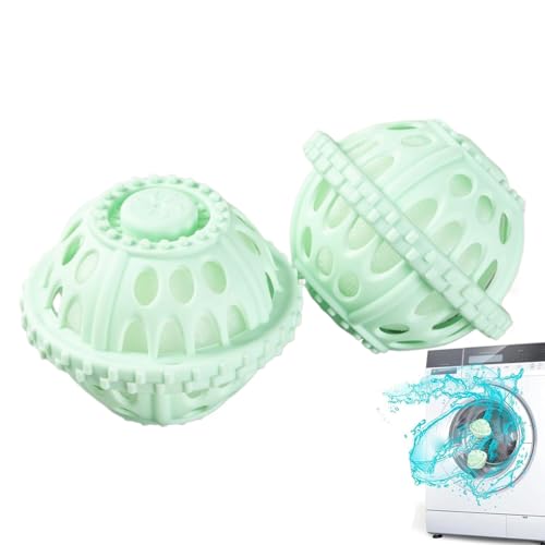 ETUCYNG Bolas de lavandería reutilizables, bolas de lavandería para secadora, sin detergente, suministros de limpieza del hogar antinudos para familias, estudiantes universitarios, vacaciones, viajes