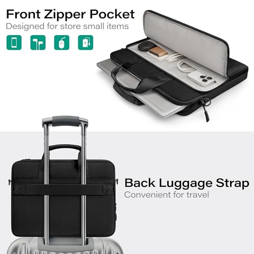 Sacoche ordinateur 14 pouces imperméable évitant les rayures sur MacBook et Notebook - 4