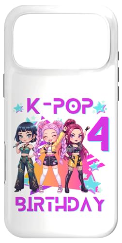 Funny Chibi Kpop Girl It's My 4th Birthday �X�}�z�P�[�X iPhone 17 Pro Max �p