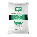 DIY Premium Double Dark Green Cool Season Grass Seed (KBG & PRG Blend) (45 LB)