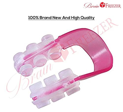 Image of Brain Freezer Nose Shaper, Fashion Invisible Nose Up Lifting Clip Shaper Shaping Tool Straightening Beauty set of 5 Pink