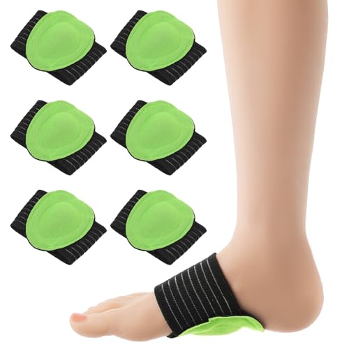 Image of Arch Support Compression Sleeves, 3 Pairs Cushioned Foot Relief Orthotic Insole for Plantar Fasciitis and Fallen Arches Weak Flat Feet Heel Spurs