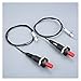 Gaoailin Store 2PCS Gas Piezo Push Button Spark Ignitor W/Pewnego przewodu kocioł ołowiu BBQ 20KV