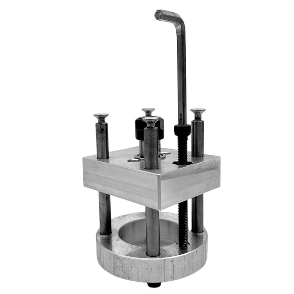 Cousopo Insert Plate Lift Base Router Lift Table Aluminum Lifting Platform Stand with 50mm Lifting Height Woodworking Benches DIY Tool for Engraving Trimming