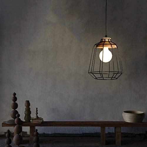 Lámpara de techo colgante E27 para iluminar dormitorios oscuros con estilo moderno 2
