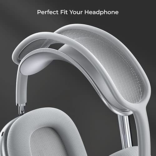 Image of BENKS Headphone Stand, Airpods Max Stand, Desktop Headset Holder, Gaming Headset Accessories, Desk Earphone Stand for AirPods Max, Beats, Bose, Sony, Senheiser (White Headphone Stand)