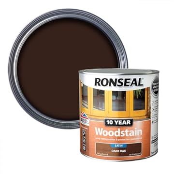 Ronseal 10 Year Woodstain Dark Oak 750ml