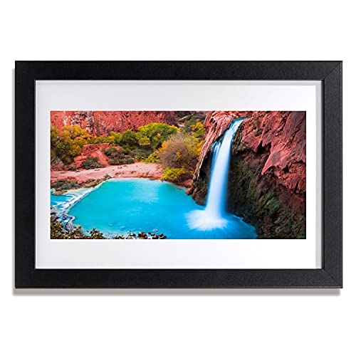 Affiche avec cadre cascade et montagne pour creer une ambiance zen dans votre salon ou chambre