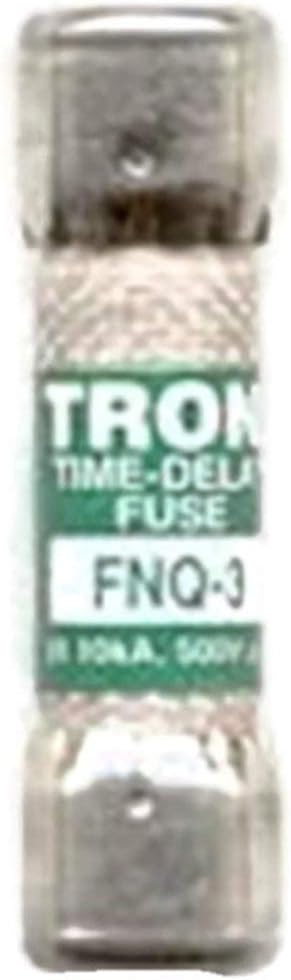 BussmannFNQ-3 (FNQ3, BP/FNQ-3) 3 Amp (3A) 500V Midget Time-Delay Class CC Fuse