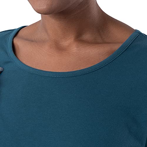 Image of Fruit of the Loom Women's Sueded Jersey Crew Top and Fleece Pant Sleep Set