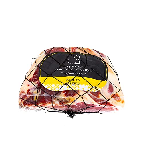 1/2 Paleta Reserva Deshuesada - Peso de 1,2 Kg - Mínimo 16 Meses de Curación - Aroma Intenso y Agradable - Posee un Sabor Dulce y Poco Salado - Paletilla Envasada al Vacío - La Finojosa