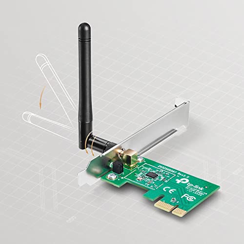 TP-Link TL-WN781ND 150Mbps Wireless N PCI Express Adapter | 2dBi Detachable Omni Directional (RP-SMA) | Compatible with Windows 8.1/8/ 7/ Vista/XP... - Image 4