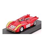  ABARTH 2000 SP N.100 2nd COPPA CITTA\' DI ENNA 1970 A.MERZARIO 1:43 Best Model Auto Competizione modello modellino die cast