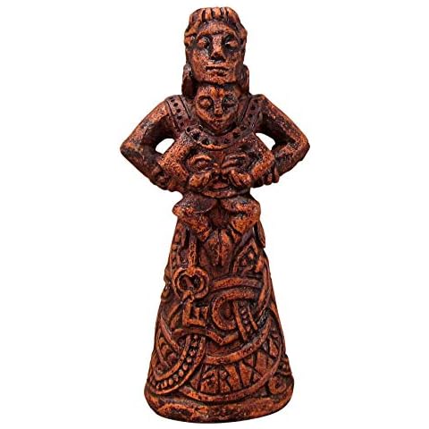 Dryad Design Frigga Figurine Norse Goddess of Love & Marriage - Viking Home Decor Figure (Wood Finish) Cover