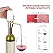 Winirina Electric Wine Aerator Dispenser Electric Smart Decanter Professional USB Rechargeable Wine Decanter With Upgraded Adjustable Stainless Steel Telescopic Connecting Tube Wine Gift for Mom Wife…