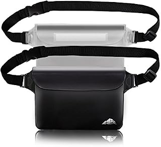 HEETA Waterproof Pouch, Screen Touch Sensitive Waterproof Bag with Adjustable Waist Strap
