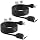 TiFFCOFiO Indoor Outdoor Extension Cord Waterproof, 6 Feet 3 Prong Power Cord for Home and Garden, 16 AWG, 13A/1625W, ETL Listed, 2 Packs