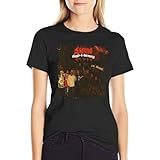 Womens Stretchable Cotton Bone Thugs Rock-N-Musi Harmony Band T-Shirt for Women Stylish Shirt Trendy Casual Crew Neck Short Sleeve for Weekend Getaways L