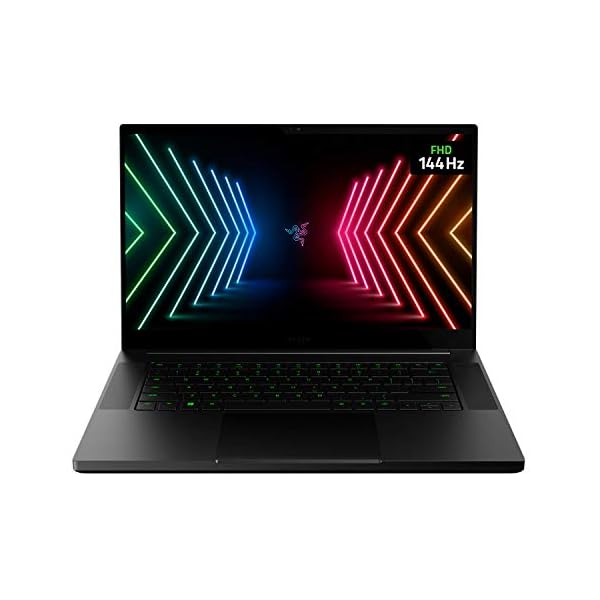 Razer Blade 15 Base Model - 15.6 Inch Gaming Laptop with 144Hz FHD Display (Intel Core i7-11800H, NVIDIA RTX 3060, 16 GB RAM, 512 GB SSD, Chroma RGB, Windows 11) UK Layout | Black