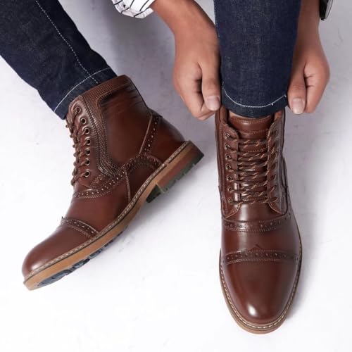 Image of Arkbird Men's Chukka Boots Genuine Leather Ankle Boot for Men Classic Casual Oxford Style Footwear