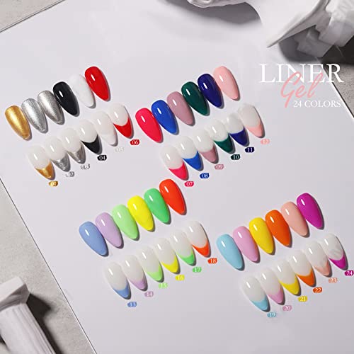 Dabey gel de unha, vendeeni 12 cores para pintura de unhas Conjunto de esmaltes de gel para unhas Li