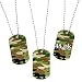 Fun Express Camouflage Dog Tag Necklaces (4 Dozen) - Bulk [Toy]