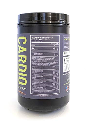 Cardio Miracle (TM) - The Complete Nitric Oxide Solution - Nutritional Heart Healthy L-Arginine and Organic Beetroot Drink Mix (Stevia) 90 Servings