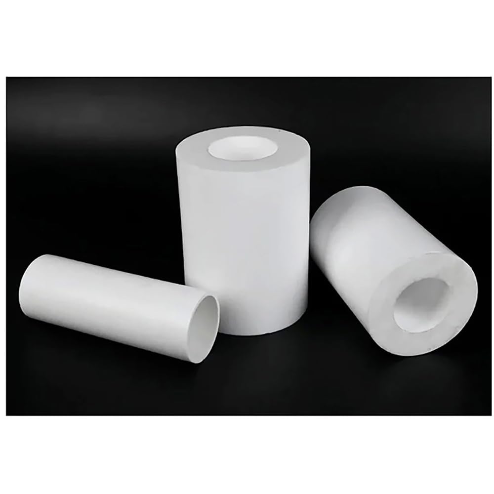 Tubo de PTFE blanco de 500 mm de longitud, diámetro interior 6 20 mm OD 20 25 mm, tubo de polietileno resistente a los productos químicos para uso industrial, 1 unidad (6 mm x 20 mm), duradero y