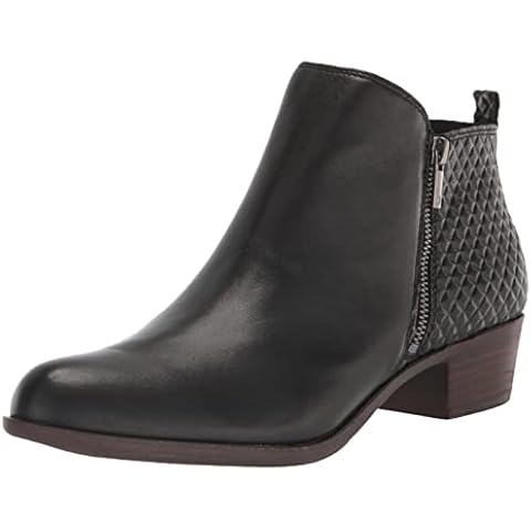Lucky Brand Women's Basel Bootie Ankle Boot, Black/Black, 6 UK Cover