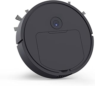 WAGNUS Aspiradora de Mano, Robot automático Aspirador Smart Touch Barrido Máquina de Limpieza en seco y húmedo 1000Pa Carga de succión Aspiradora Inteligente (Color: Negro)