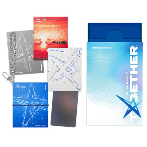  The Star Chapter TOGETHER 4th Full Album (Mini Book Keyring - Random Ver.) Outbox + Photo Card + NFC Manual + 5 Extra Photocards Official K-POP Sealed Album