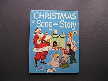 Hardcover Wonder Book #536-Christmas in Song and Story Book