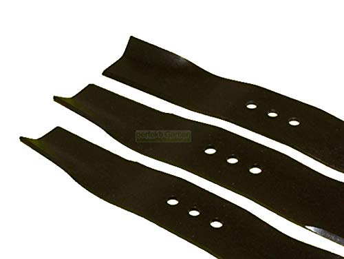 Juego de 42 pulgadas (3 cuchillas de 38 cm) compatible con COUNTAX, Westwood, IBS cortacésped 16869200, 16869100